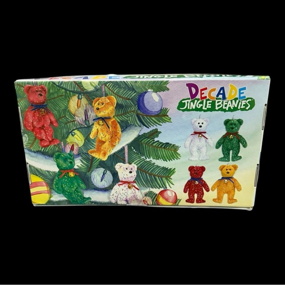 TY Jingle Beanie Babies - Set of 4 DECADE Bears | Complete Boxed Set - Picture 6 of 6